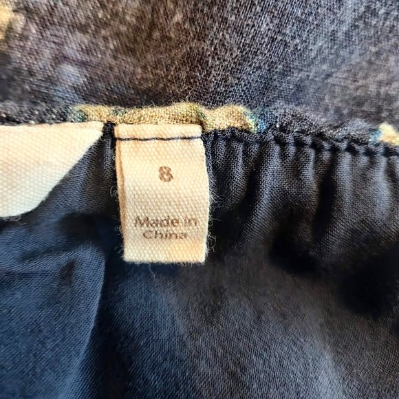 Soft Surroundings Womens Blue Velora Wrap Wide Leg Drapey Isle Style Pants 8 - Picture 10 of 11